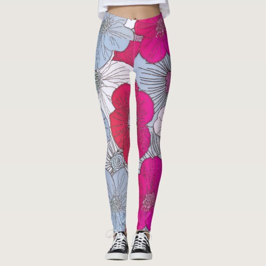 Floral Women's Leggings (Voorkant)