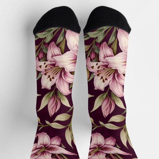 Floral Women's Socks Sokken (Top)
