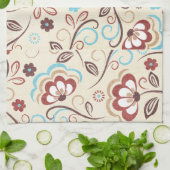 Floral Wonders Keukenhanddoek (Gevouwen)