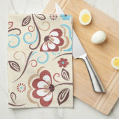 Floral Wonders Keukenhanddoek (Quarter Fold)