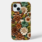 Floral Wood Case-Mate iPhone Case (Achterkant)