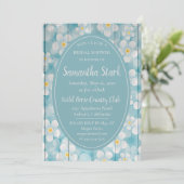 Floral Wood Fence Vrijgezellenfeest Kaart (Staand voorkant)