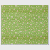 Floral wood Modern populair verpakkingspapier Cadeaupapier (Vlak)