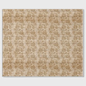 Floral wood Modern populair verpakkingspapier Cadeaupapier (Vlak)