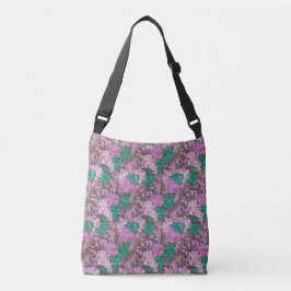 Floral wood Modern Popular Elegant Crossbody Tas