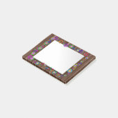 Floral Wooden Lijst Post-it® Notes (Schuin)