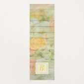 Floral Woodgrain Yogamat (Voorkant)