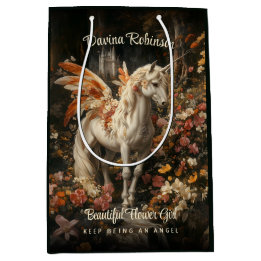Floral Woodland Enchanted Fantasy Sprookjespaard Medium Cadeauzakje