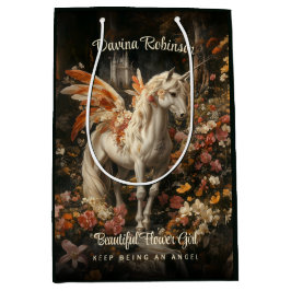 Floral Woodland Enchanted Fantasy Sprookjespaard Medium Cadeauzakje