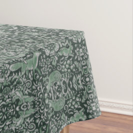 Floral Woodland Green Forest Animal Pattern Tafelkleed