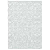 Floral Woodland Light Green Forest Animal Pattern Tafelkleed (Voorkant)