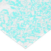 Floral Woodland Turquoise Forest Animal Pattern Tafelkleed (Gekanteld)