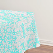 Floral Woodland Turquoise Forest Animal Pattern Tafelkleed (Voorbeeld)