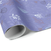 Floral Woodland Wrapping Paper - Lavendar Cadeaupapier (Rol Hoek)