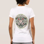 Floral World Graphic Dames T-shirt (Achterkant)