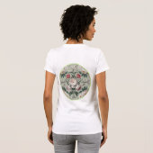 Floral World Graphic Dames T-shirt (Achterkant volledig)