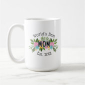Floral World's Best Mom Moederdag Koffiemok (Links)