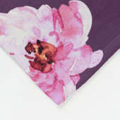 Floral World's beste moeder Fleece Deken (Hoek)