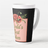  Floral World's beste moeder Latte Mok (Rechterhoek)