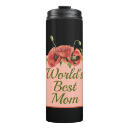  Floral World's beste moeder Thermosbeker