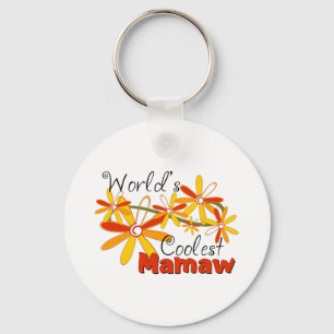 Floral World's koelste Mamaw Sleutelhanger