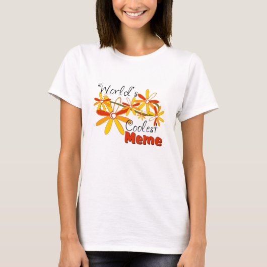 Floral World's koelste thema T-shirt (Voorkant)