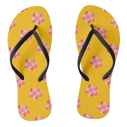 Floral Wrap Dress Teenslippers (Voetbed)