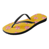 Floral Wrap Dress Teenslippers (Schuin)
