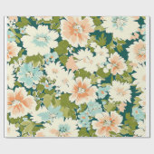 Floral Wrap Elegance Cadeaupapier (Vlak)