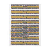 Floral wrap rond het etiket van de honingpot (Vel)