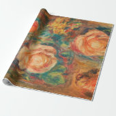 Floral wrappen of ontkoppelen cadeaupapier (Uitgerold)