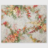 Floral wrappen of ontkoppelen cadeaupapier (Vlak)