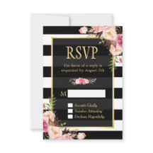  Floral Wrapping B&W Stripes RSVP Antwoord