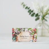 Floral wrapping, bloemenbakken visitekaartje (Staand voorkant)