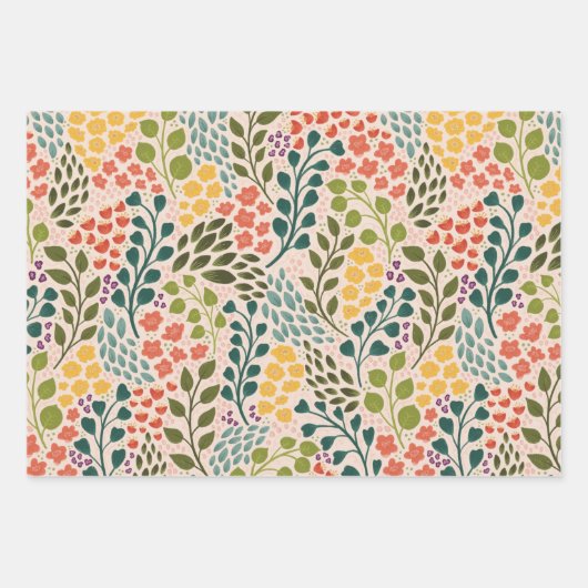 Floral wrapping Paper (Voorkant 2)