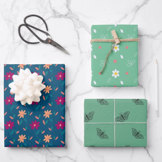 Floral wrapping Paper (Voorkant)