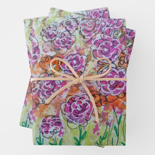 Floral wrapping Paper (In situ)