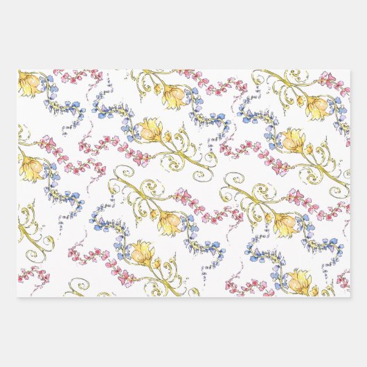 Floral wrapping Paper (Voorkant 2)