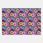 Floral wrapping Paper - Beauful Abstract Flowers (Voorkant)