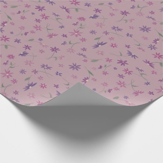 Floral wrapping paper cadeaupapier (Hoek)