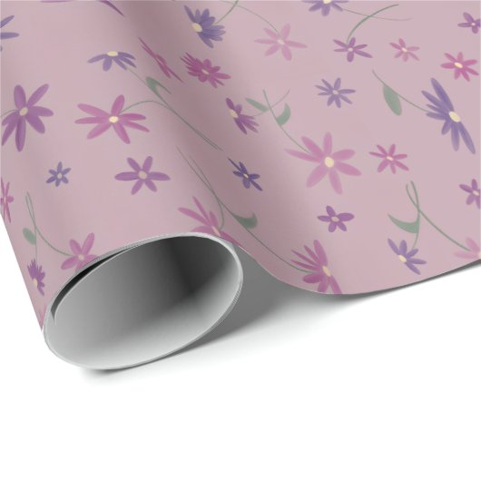 Floral wrapping paper cadeaupapier (Rol Hoek)