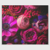 Floral wrapping Paper Cadeaupapier (Vlak)