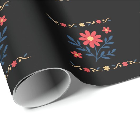 Floral wrapping Paper Cadeaupapier (Rol Hoek)