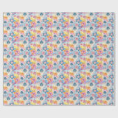 Floral Wrapping Paper Cadeaupapier (Vlak)