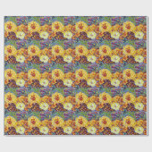 Floral wrapping Paper Cadeaupapier (Vlak)