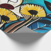 Floral wrapping Paper Cadeaupapier (Hoek)