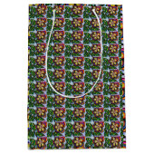 Floral wrapping Paper Medium Cadeauzakje (Voorkant)