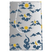 Floral Wrapping Paper Medium Gift Bag Cadeauzakje (Voorkant)