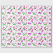 Floral Wrapping Paper - Papel de regalo con flores Cadeaupapier (Vlak)