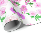Floral Wrapping Paper - Papel de regalo con flores Cadeaupapier (Rol Hoek)